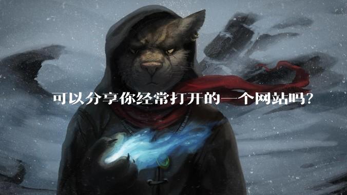可以分享你经常打开的一个网站吗？